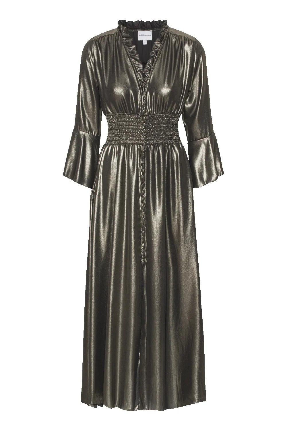 Sally Long Shimmer Dress Black sold by Americandreams