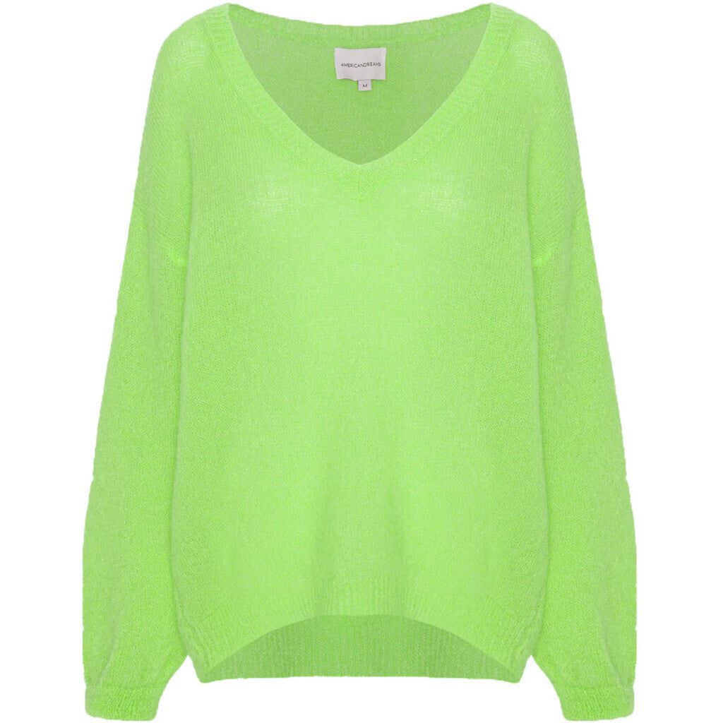 Silja Back Letters - Lime Green W/ Turquoise Letters (LOVE) sold by American Dream product image thumbnail 2