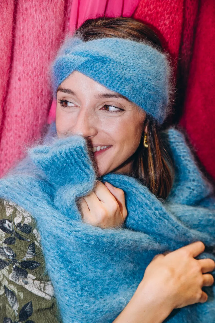 Andy Knit Headband Turquoise - Sample sold by Americandreams product image thumbnail 2