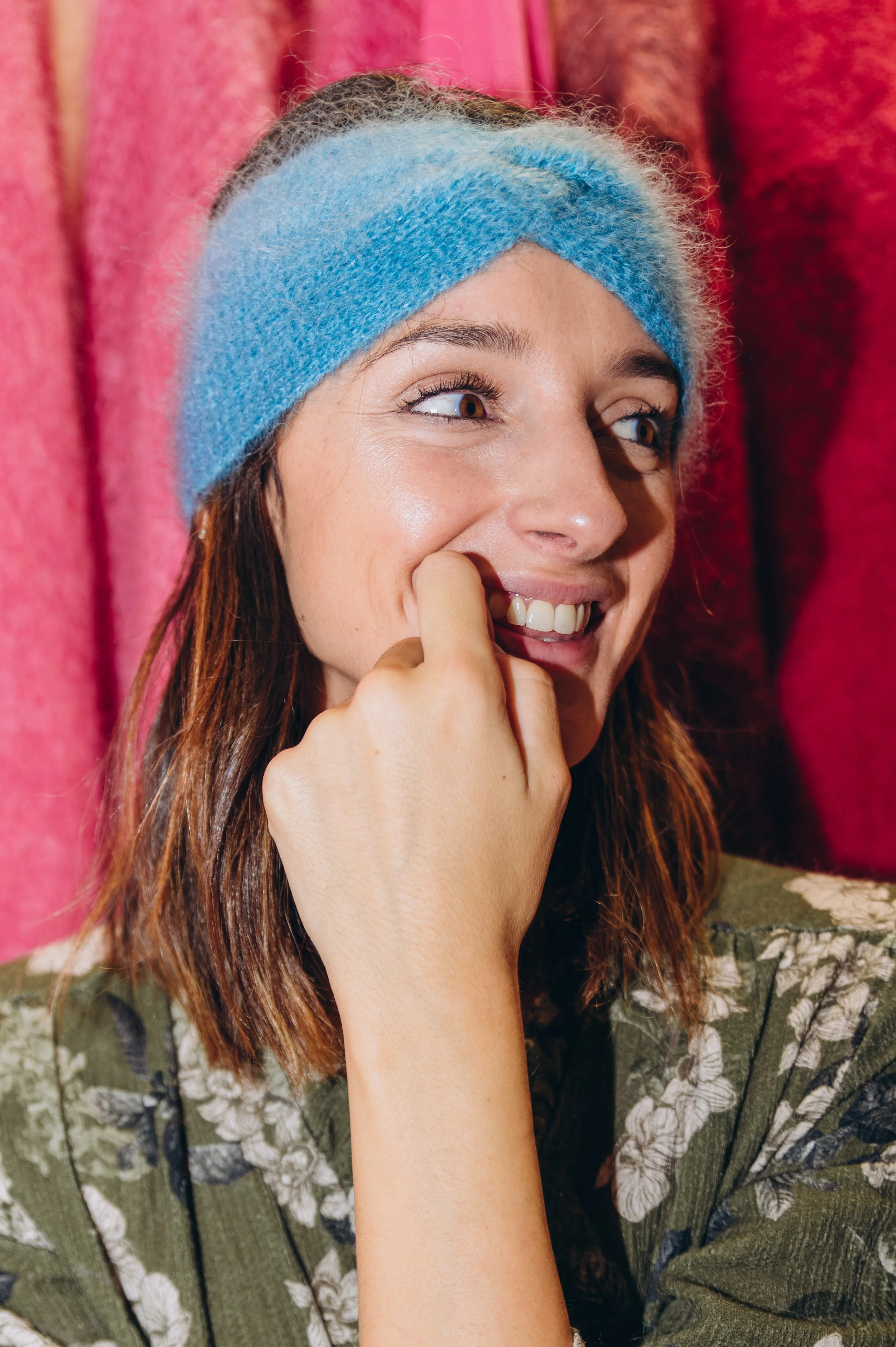 Andy Knit Headband Turquoise - Sample sold by Americandreams