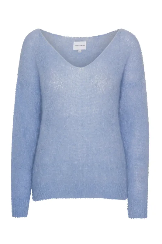 Carly Pullover Light Blue made by Americandreams
