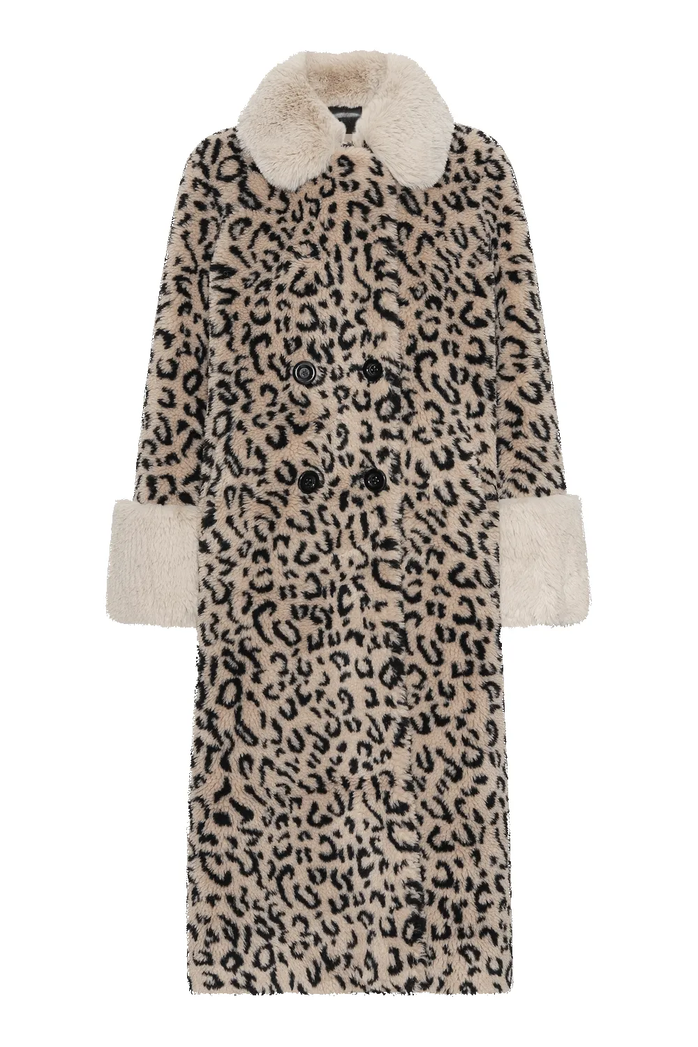 Fiona Long Wool Coat Beige Leo Sample sold by American Dream