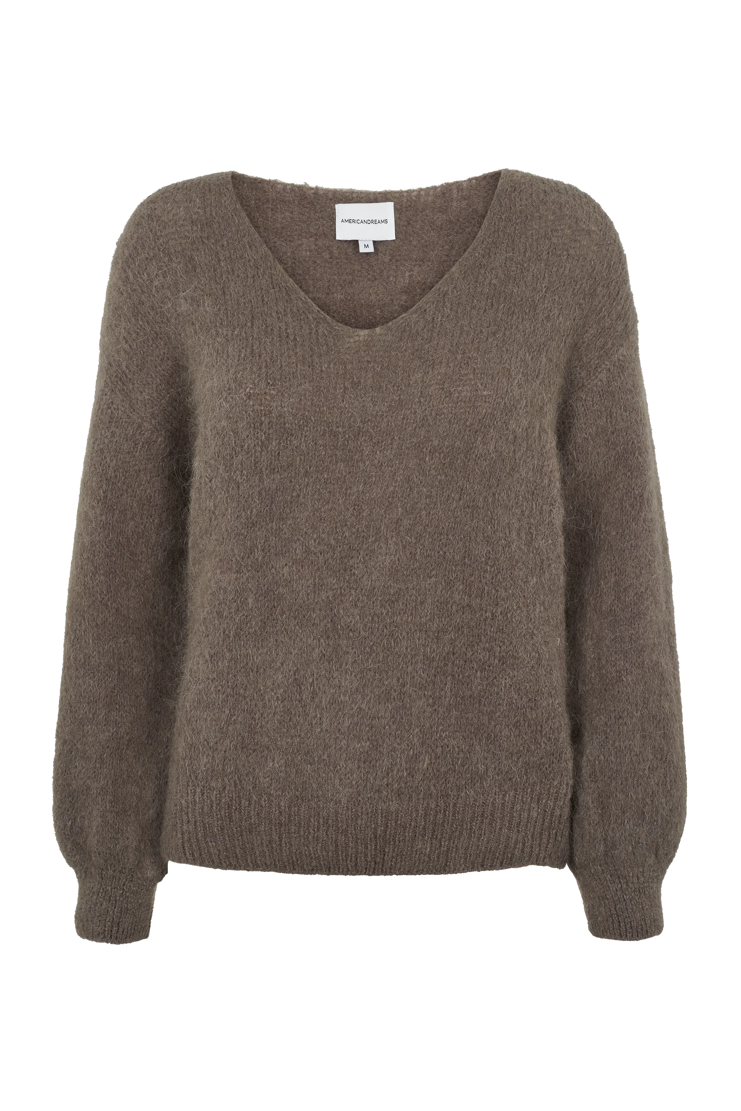 Milana LS Alpaca Pullover Dark Brown sold by American Dream
