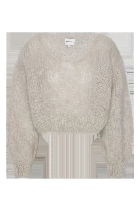 Milana Cropped Pullover Beige sold by American Dream