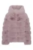Blake Short Faux Fur Jacket Light Pink sold by American Dream