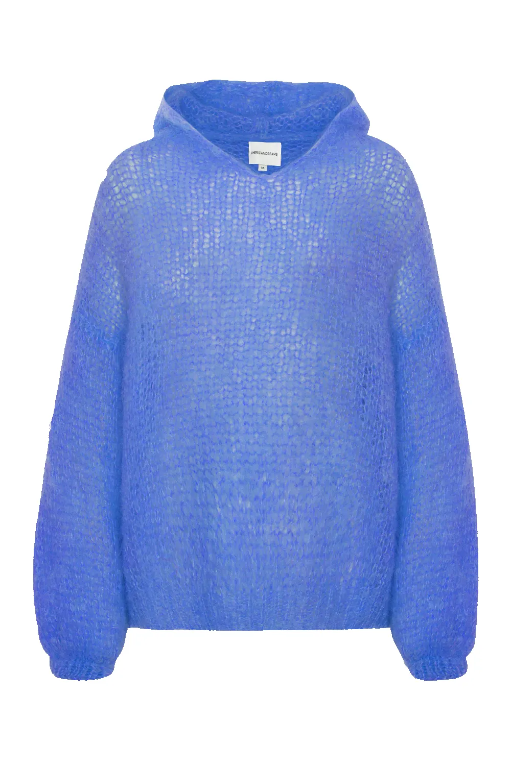Antonella Mohair Hoodie Sky Blue sold by Americandreams