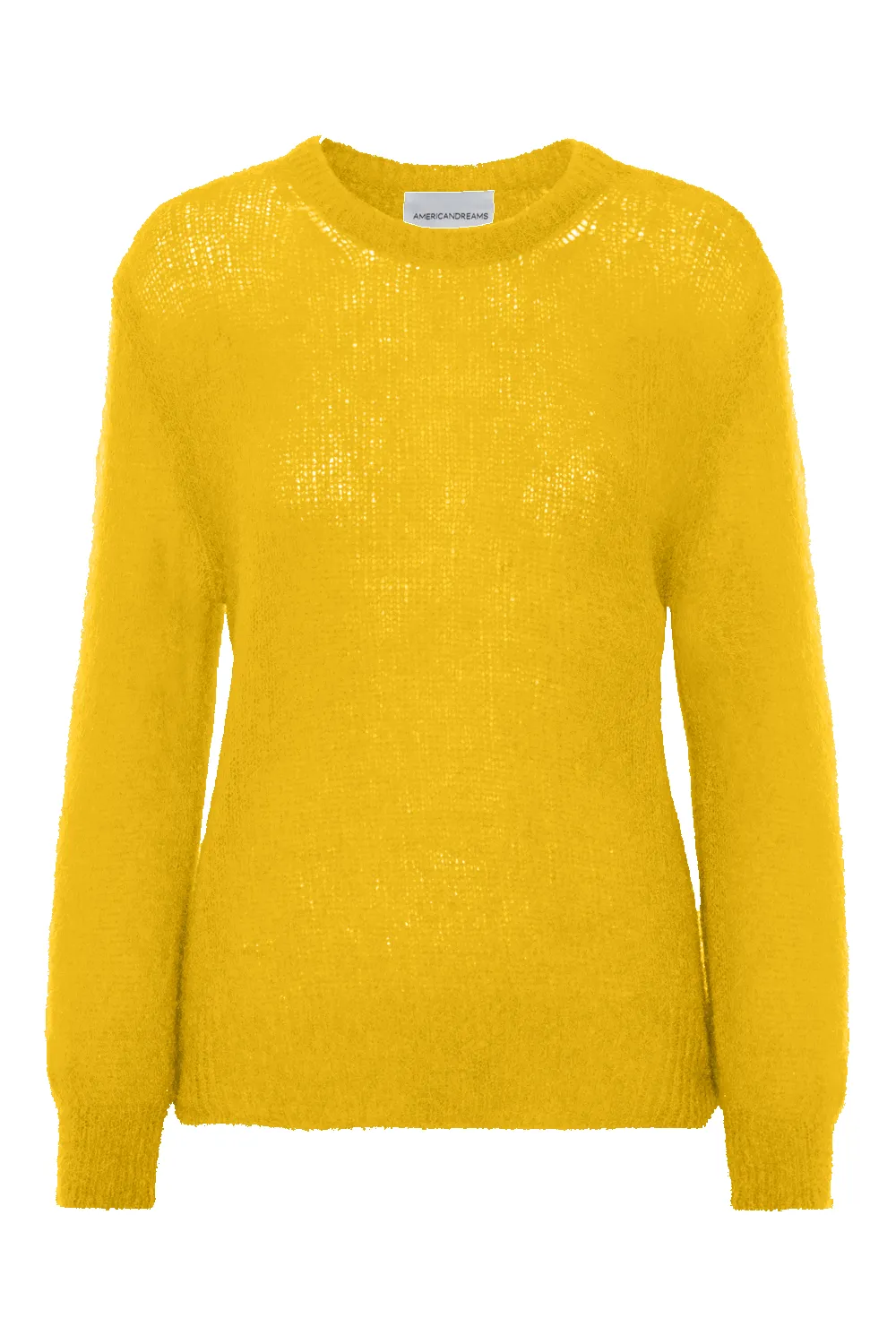 Mari Oversized Knit Pullover Yellow sold by Americandreams