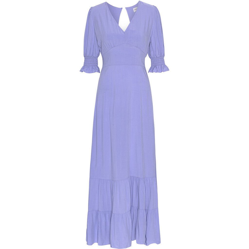 Koko Dress Long Open Back Short Sleeves - Lilac sold by American Dream