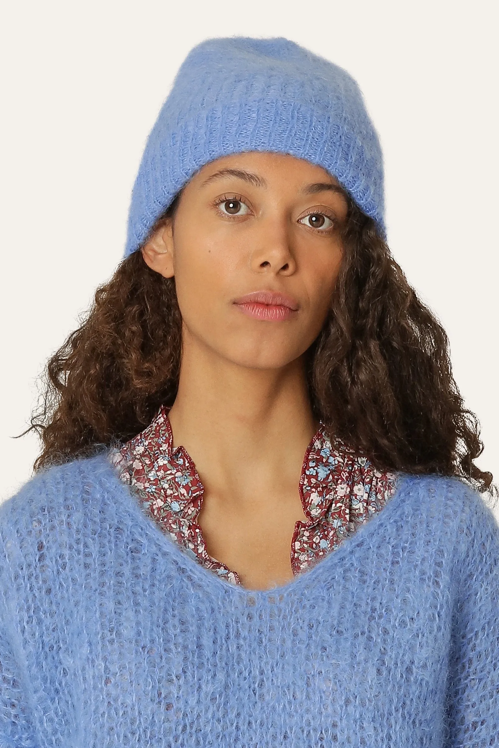 Mila Mohair Beanie Sky Blue sold by Americandreams product image thumbnail 2