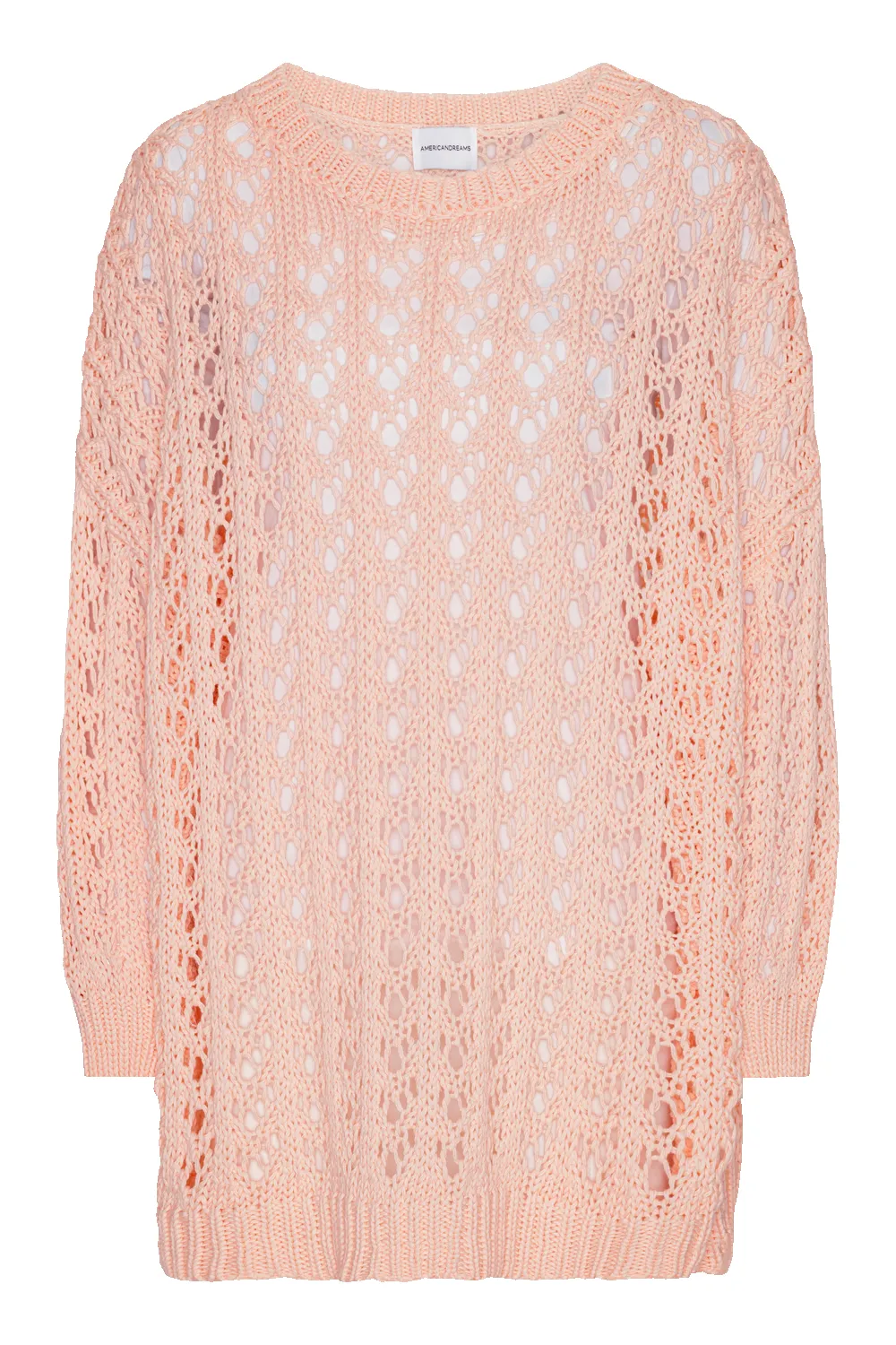 Luna Cotton Pullover Peach sold by Americandreams