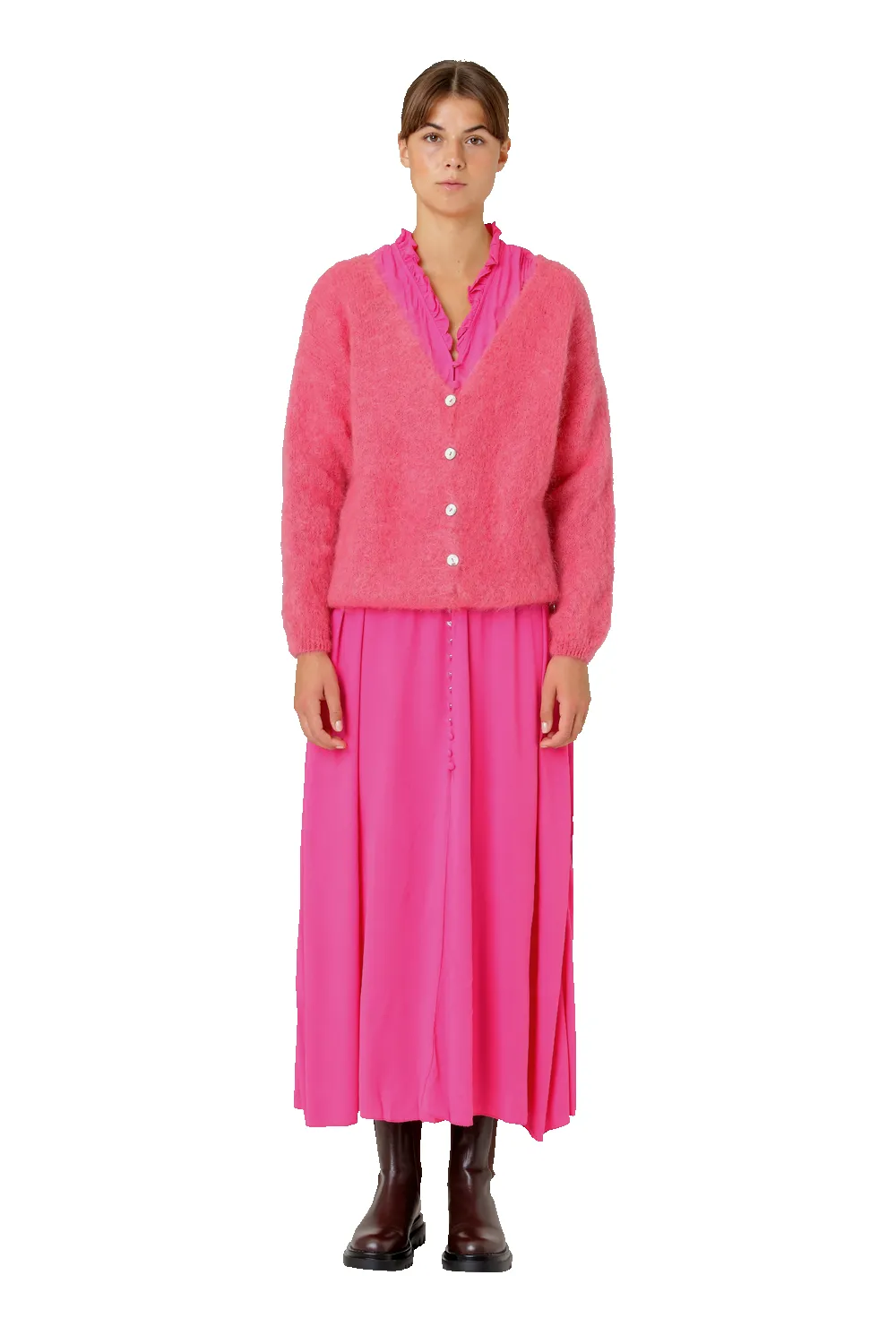 Cornelia LS Cardigan Pink sold by Americandreams product image thumbnail 2