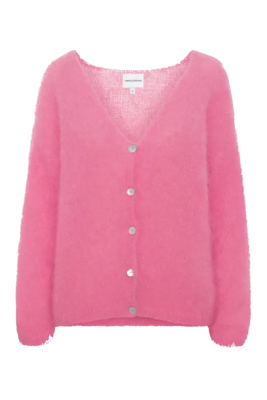 Cornelia LS Cardigan Pink sold by Americandreams