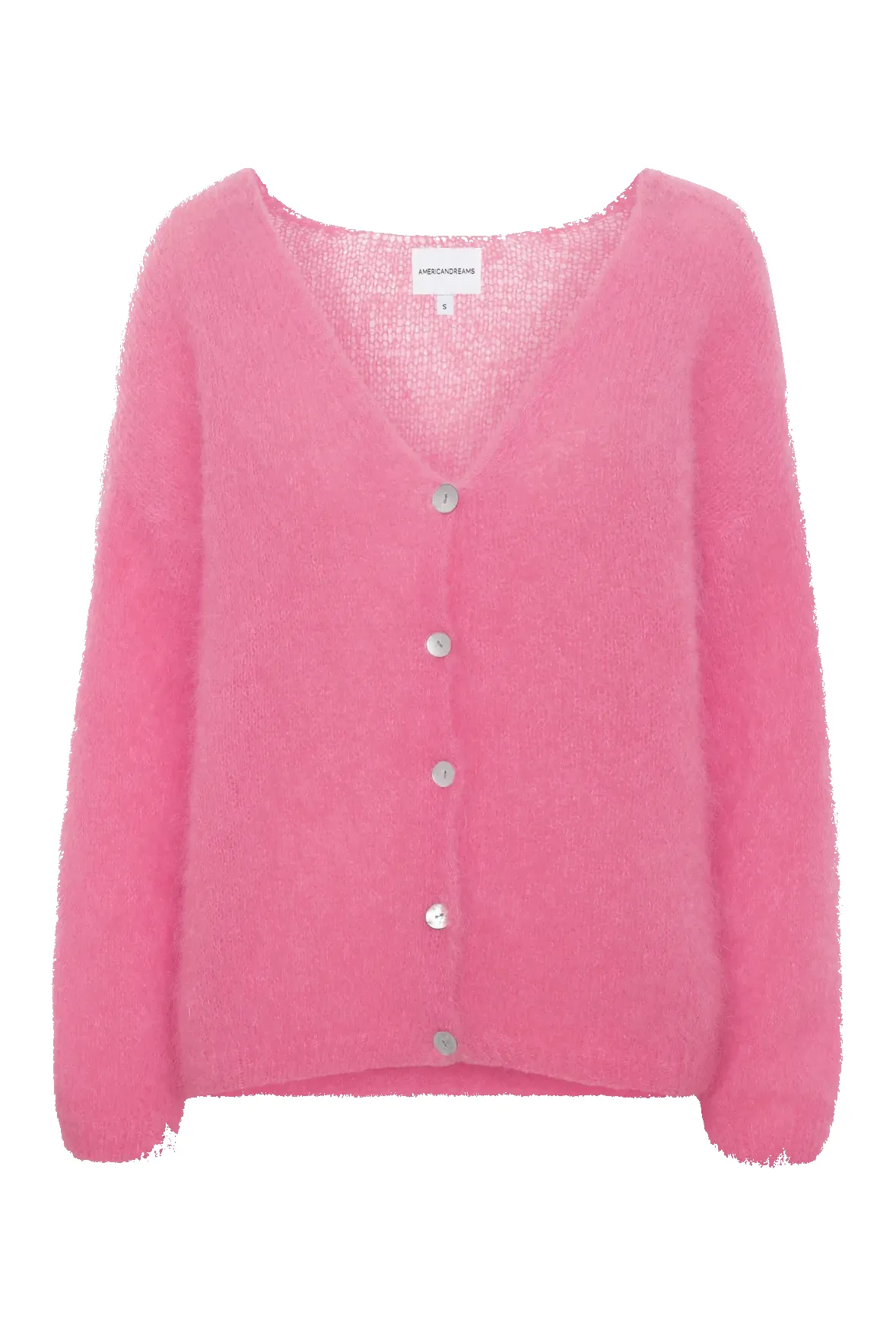 Cornelia LS Cardigan Pink sold by Americandreams
