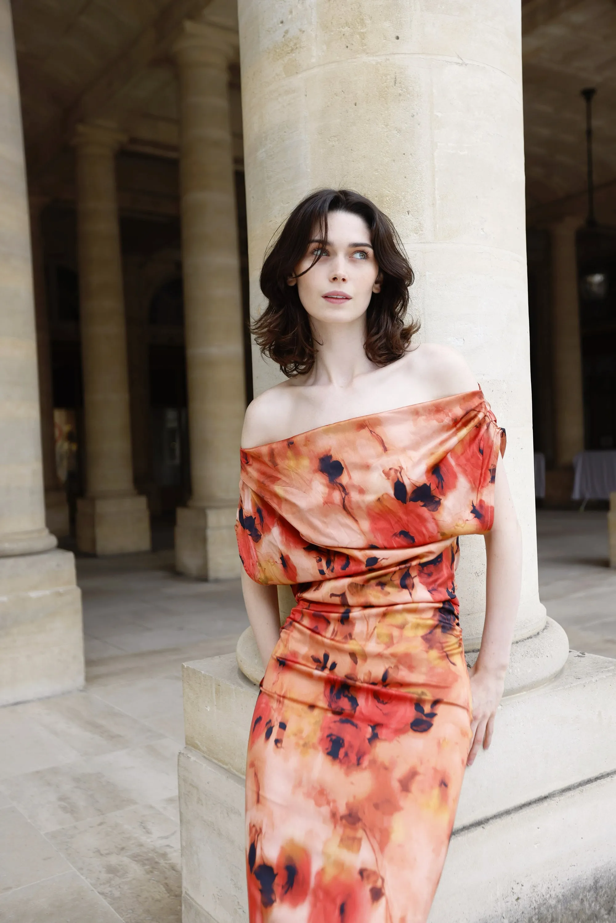 Camelia Dress Red Print sold by Americandreams product image thumbnail 5