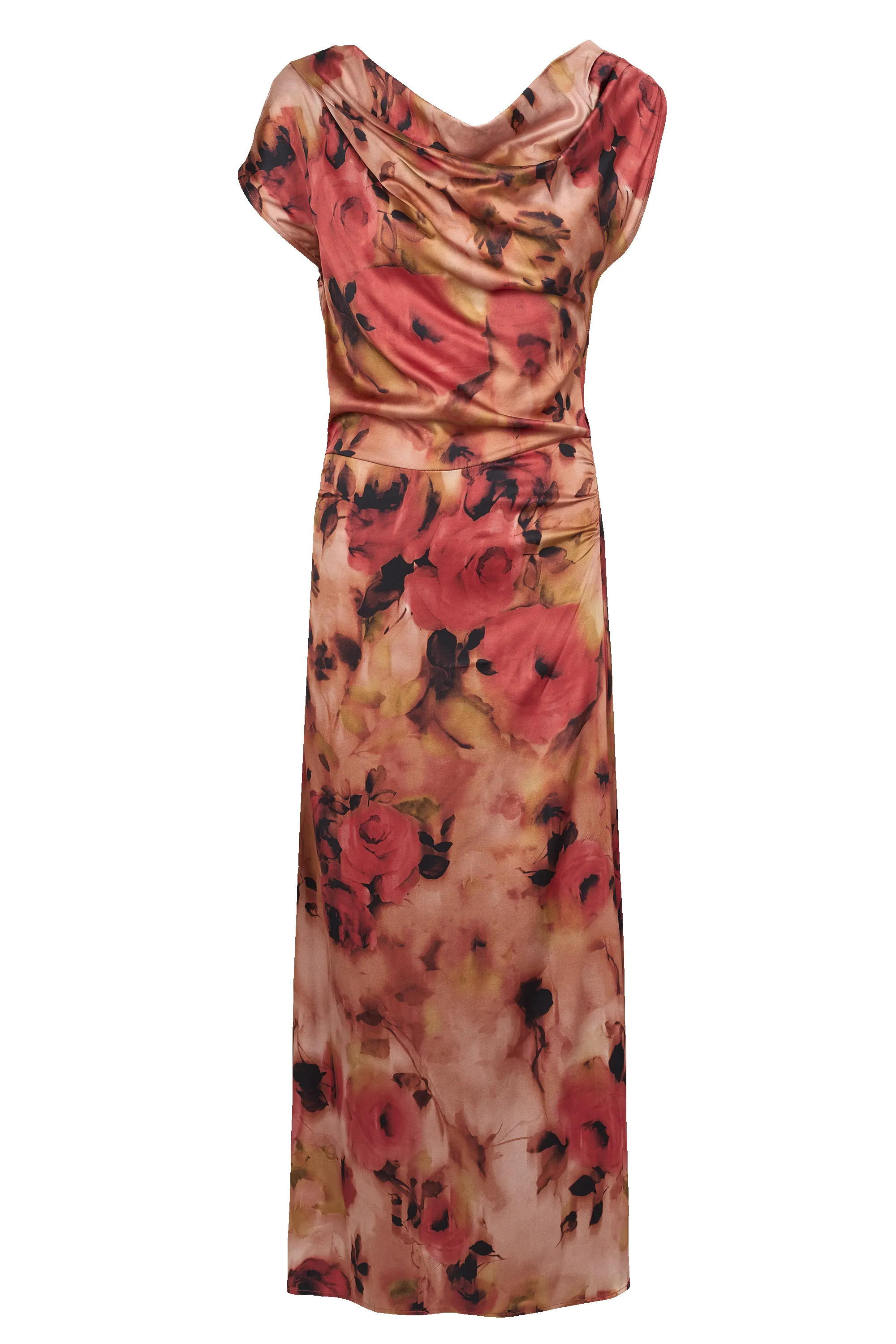 Camelia Dress Red Print sold by Americandreams