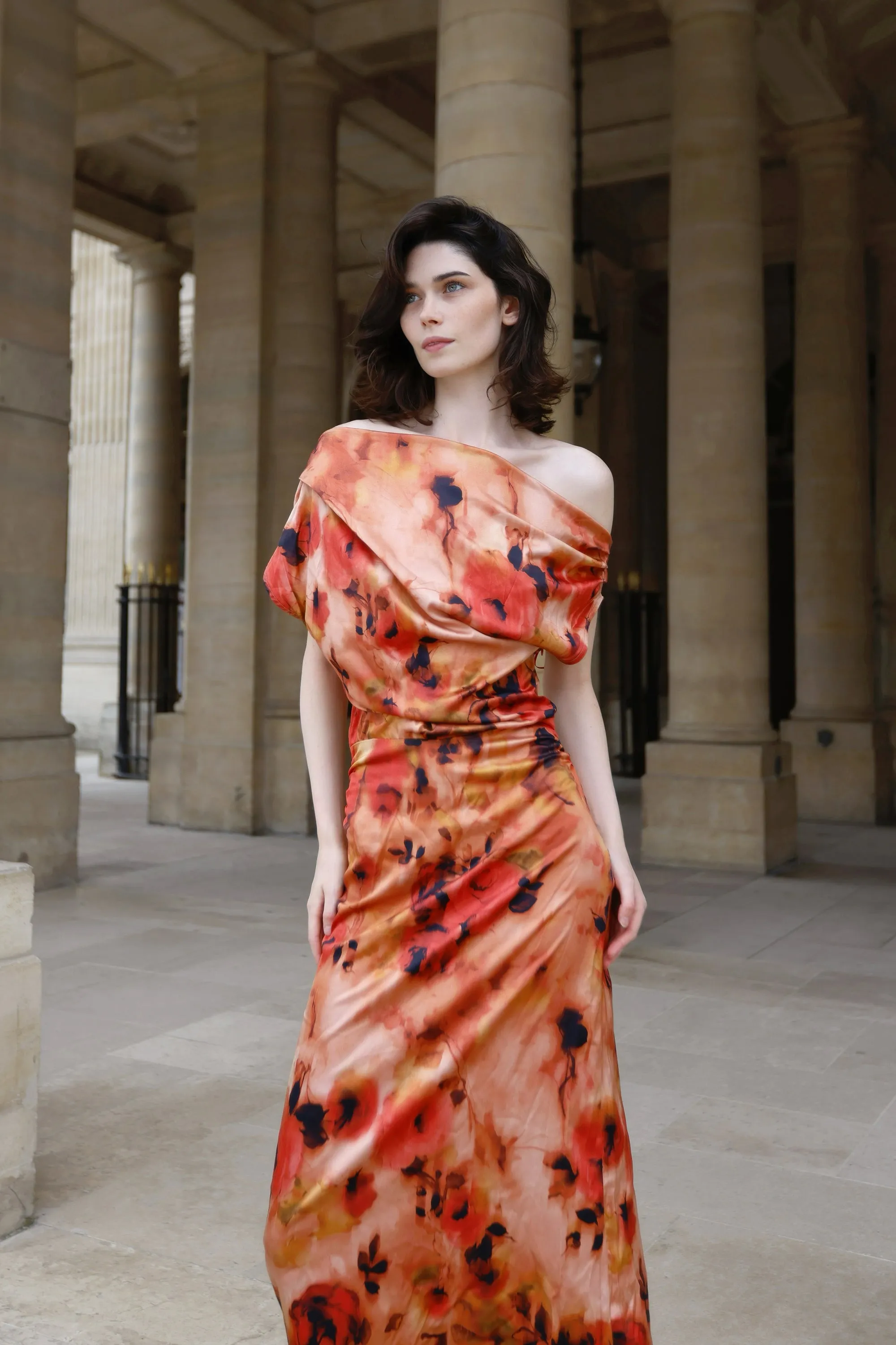 Camelia Dress Red Print sold by Americandreams product image thumbnail 3