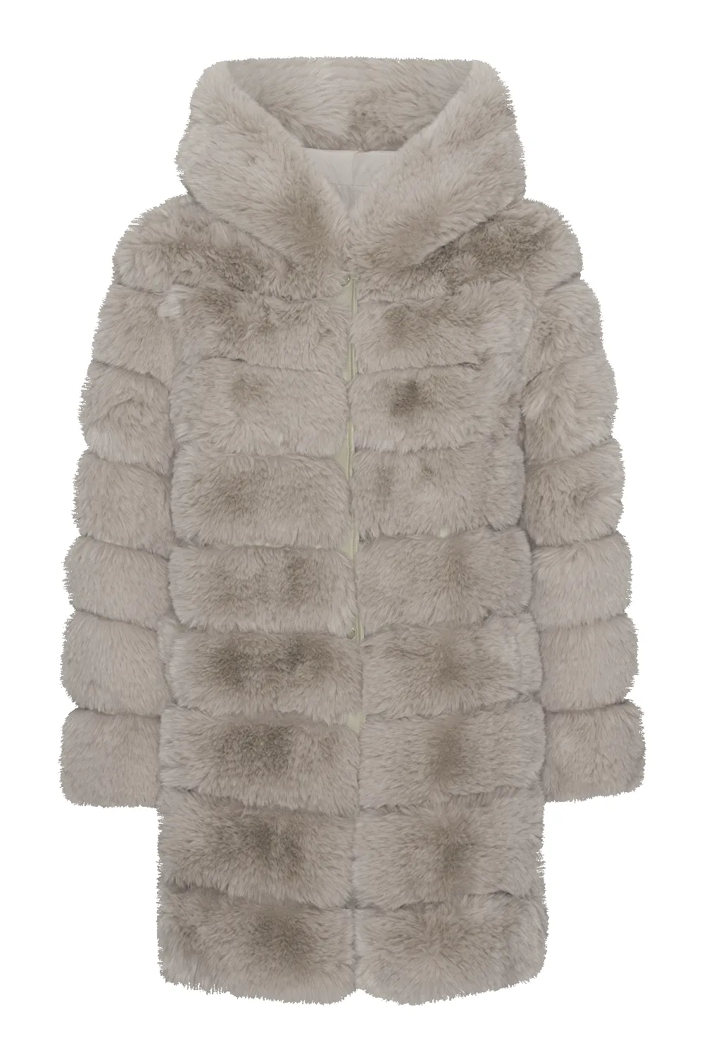 Blake Faux Fur Coat Long Beige sold by Americandreams