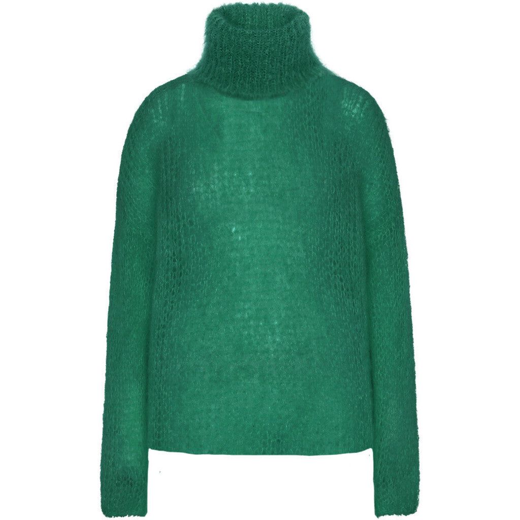 Livia LS Roll Neck Pullover - Jade Green sold by American Dream