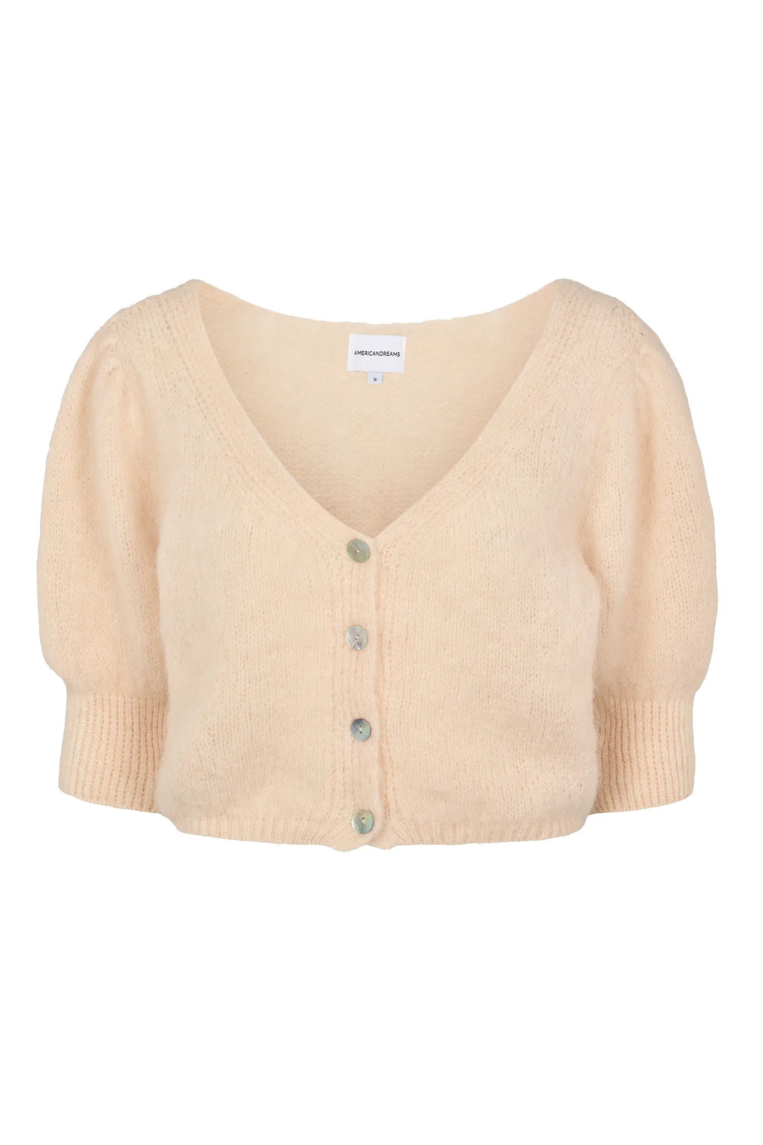 Manda Alpaca Cardigan Almond sold by Americandreams