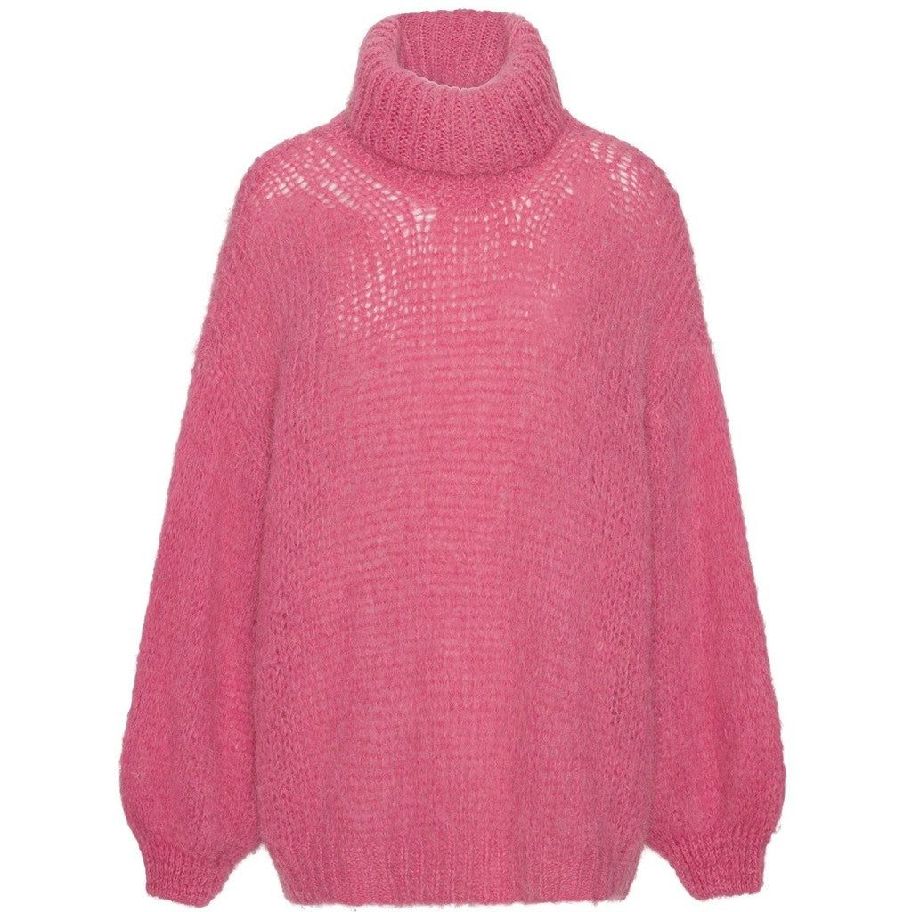 Pepper Roll Neck Alpaca Pullover - Pink sold by American Dream