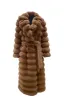 Maggie Faux Fur Long Brown sold by Americandreams