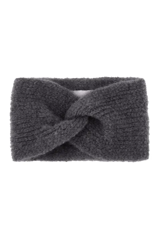 Andy Knit Headband Graphite made by Americandreams
