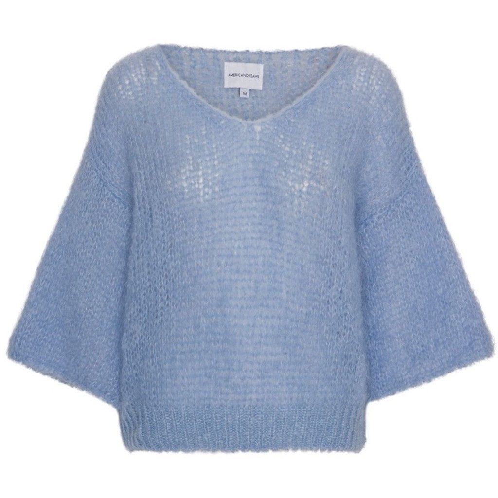 Miranda Shortsleeve Pullover - Light Blue sold by American Dream
