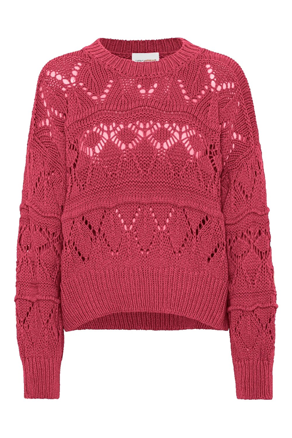 Cassie Cotton Pullover Cerise Red sold by Americandreams
