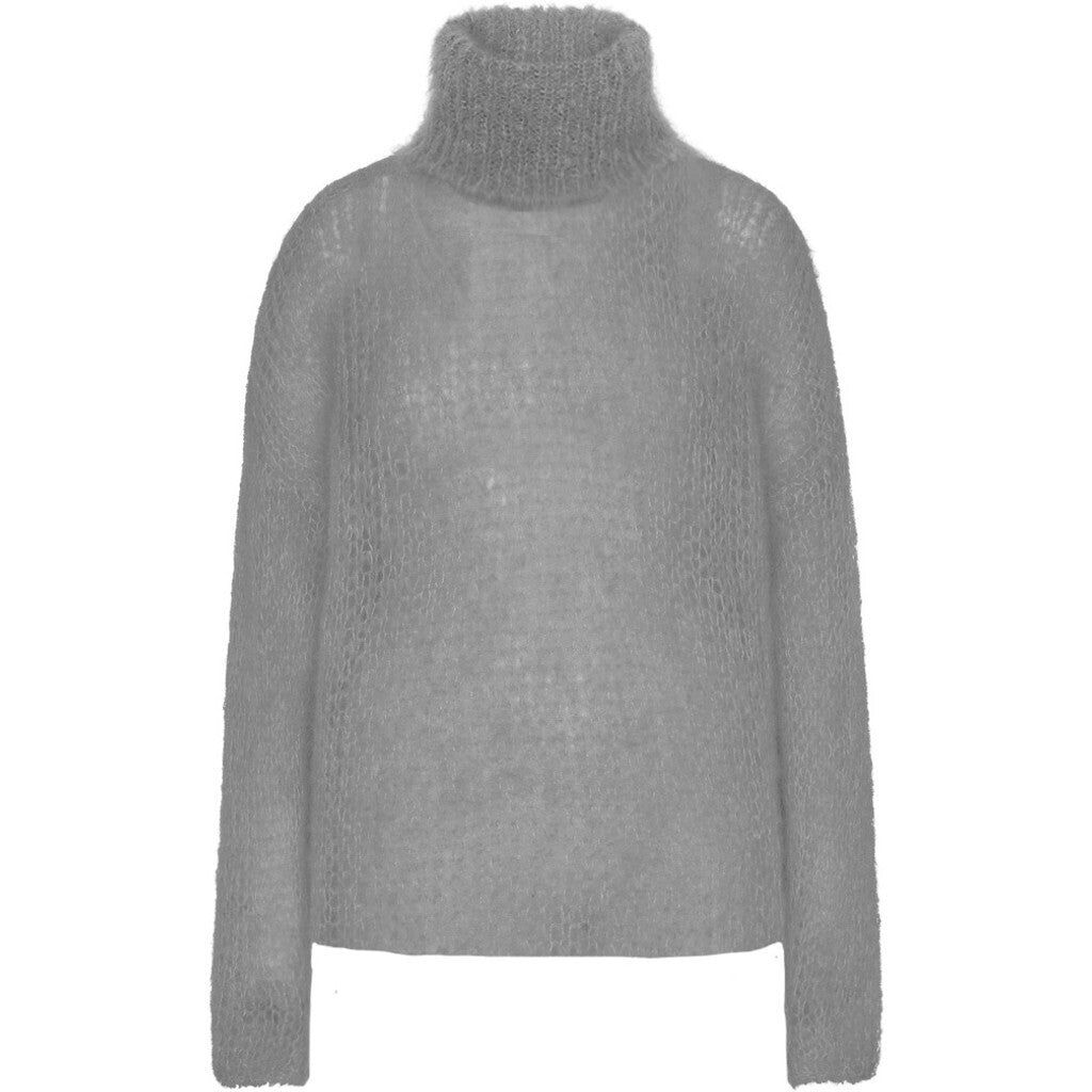 Livia LS Roll Neck Pullover - Grey sold by American Dream