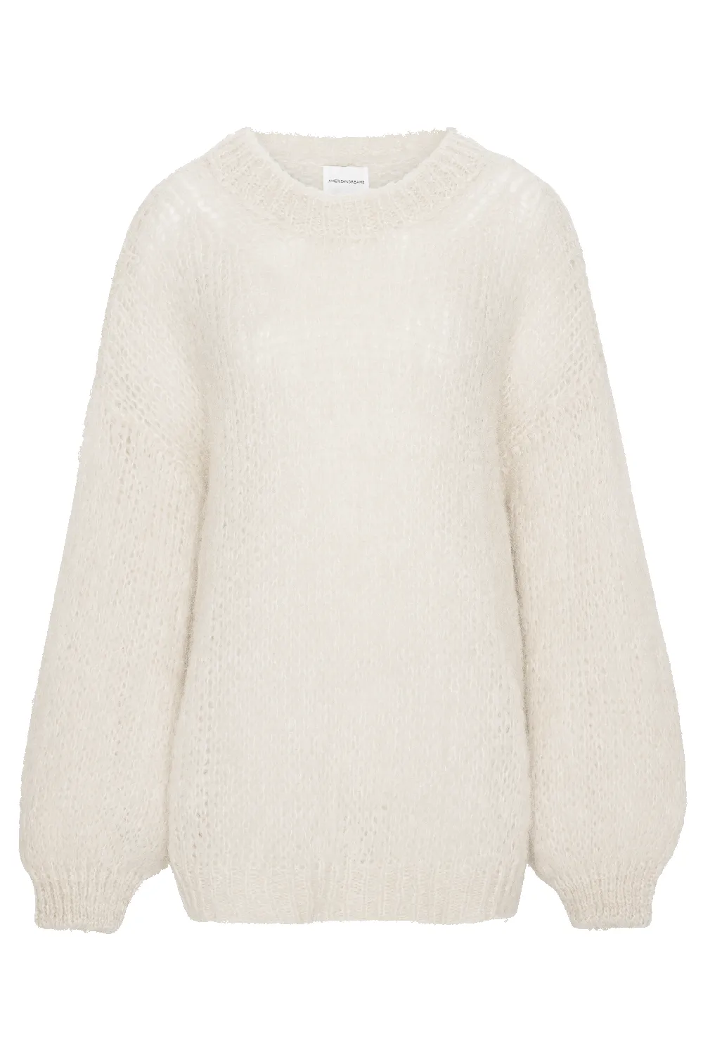 Pepper Round Neck Pullover White sold by Americandreams