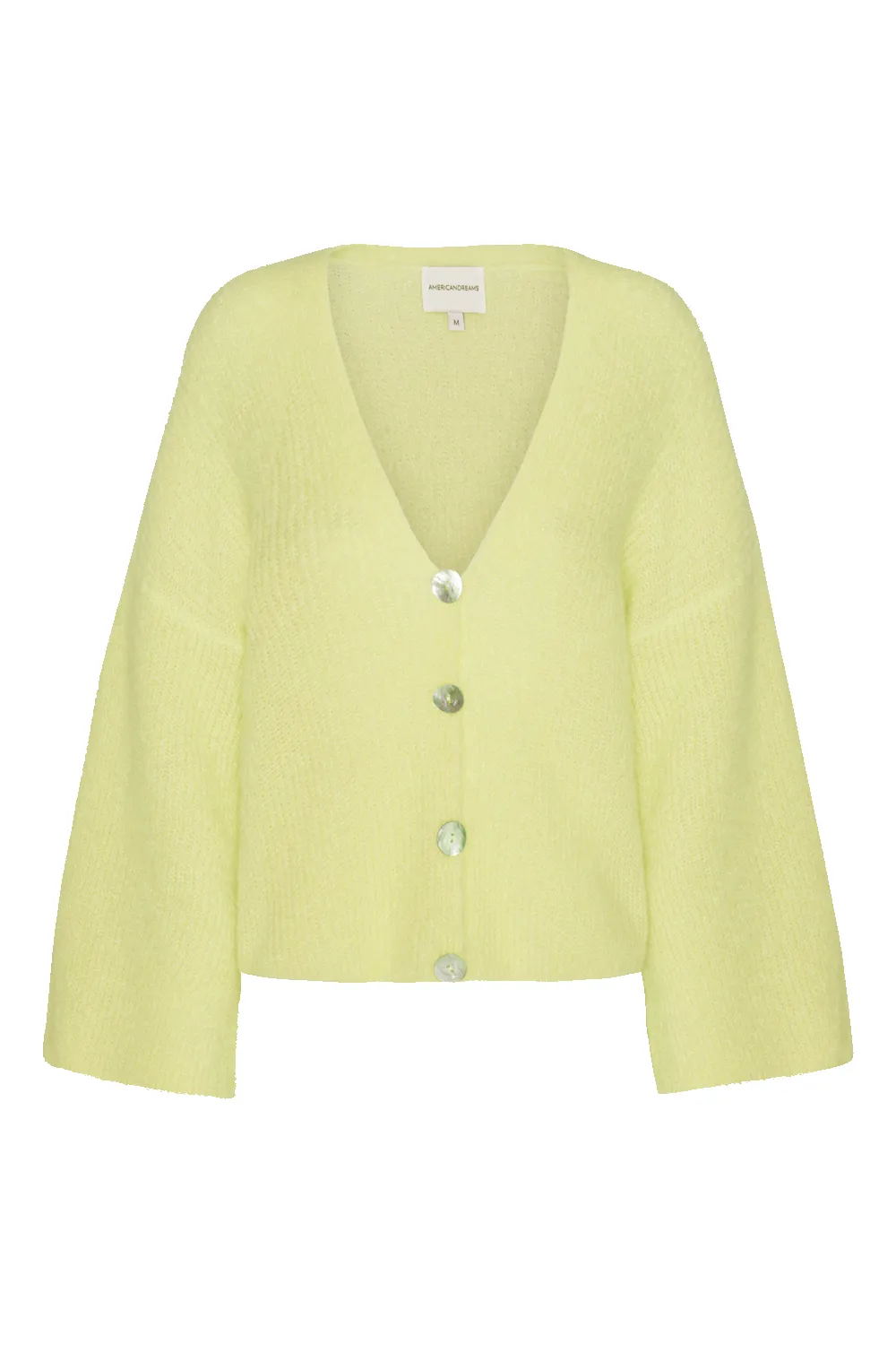 Sandra Oversized Cardigan Light Yellow sold by Americandreams