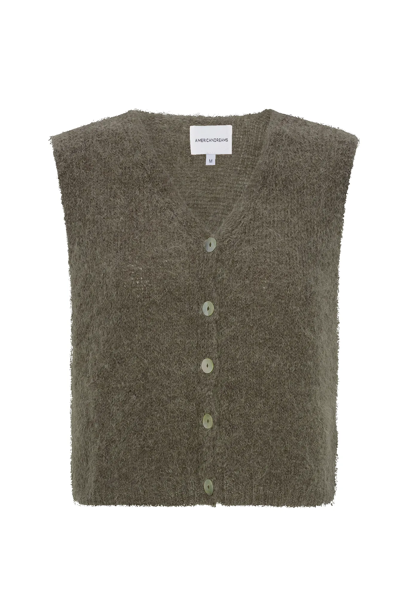Telma Vest Dark Taupe sold by Americandreams