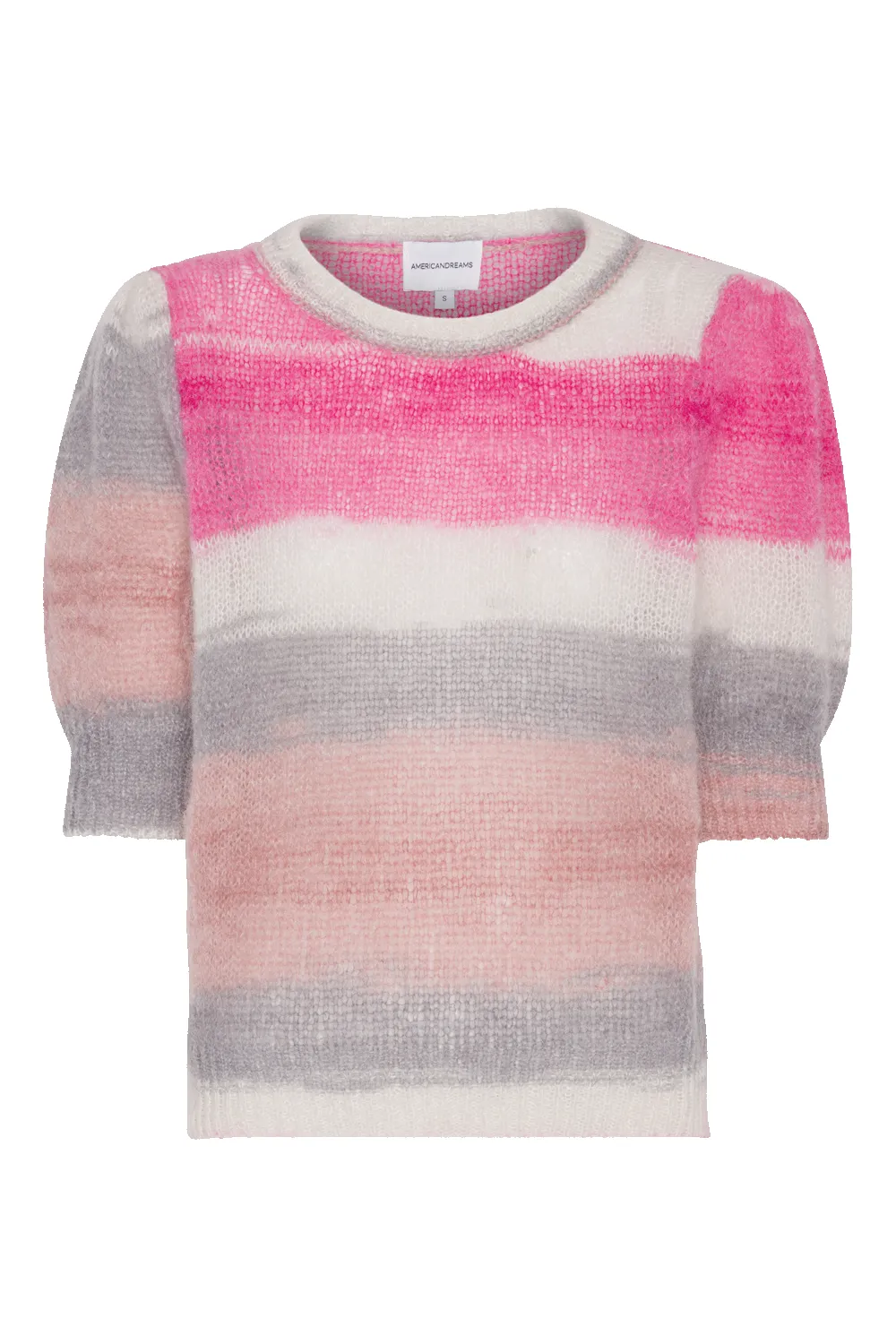 Kenza Short Sleeve Knit Pullover Pink Dream sold by Americandreams