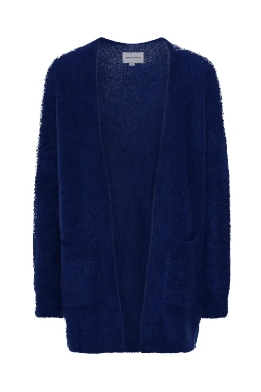 Betsy Midi Cardigan Navy Blue made by Americandreams