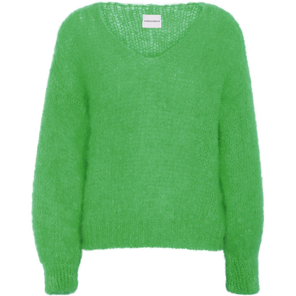 Milana LS Mohair Knit - Emerald Green sold by American Dream