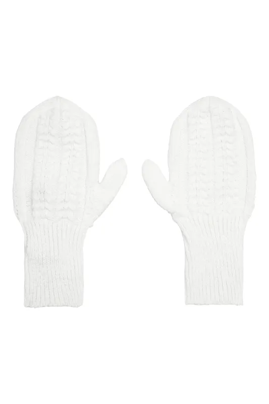 Cotton Mittens White sold by Americandreams