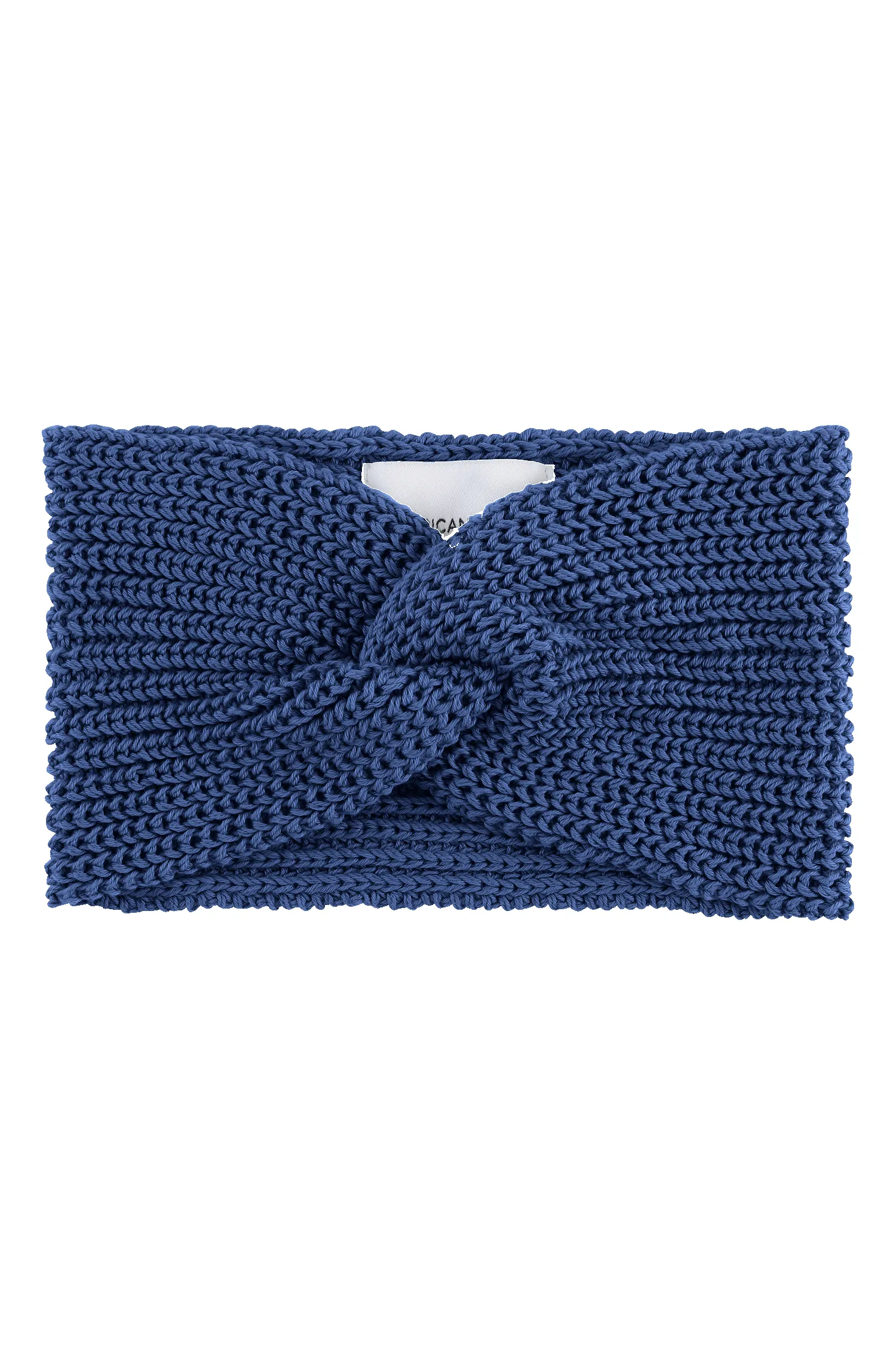 Tori Cotton Twisted Headband Navy Blue sold by Americandreams