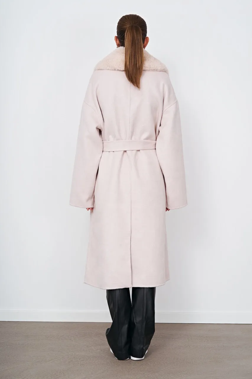 Carmen Cashmere Coat Beige - Sample sold by American Dream product image thumbnail 4