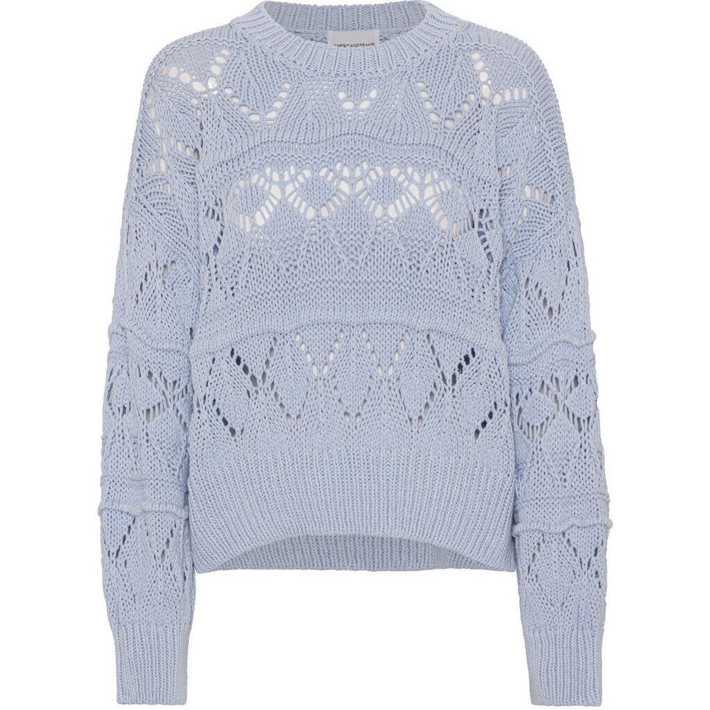 Cassie Cotton Pullover - Light Blue sold by American Dream