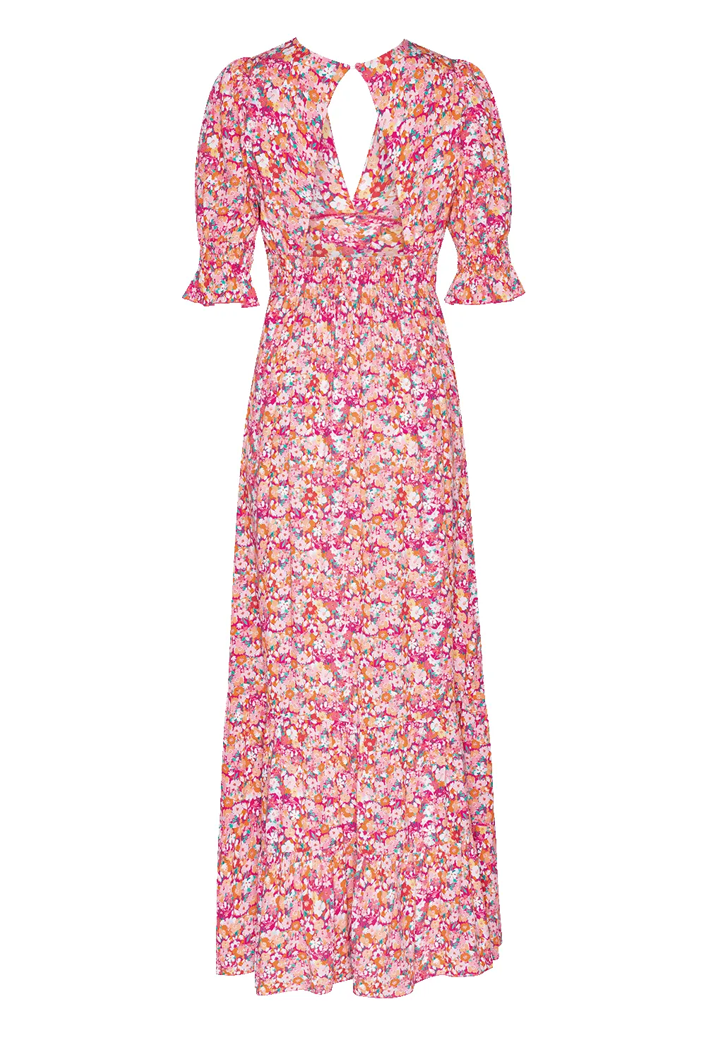 Koko Dress Long Open Back Red Flower sold by Americandreams product image thumbnail 2