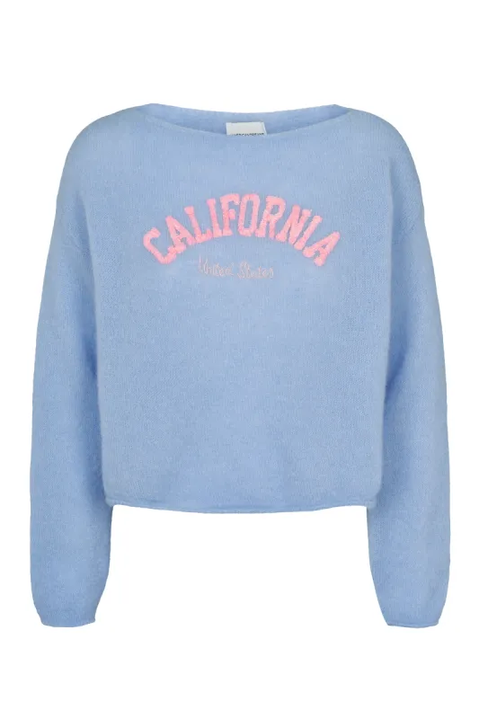 Molly Cropped California Light Blue made by Americandreams