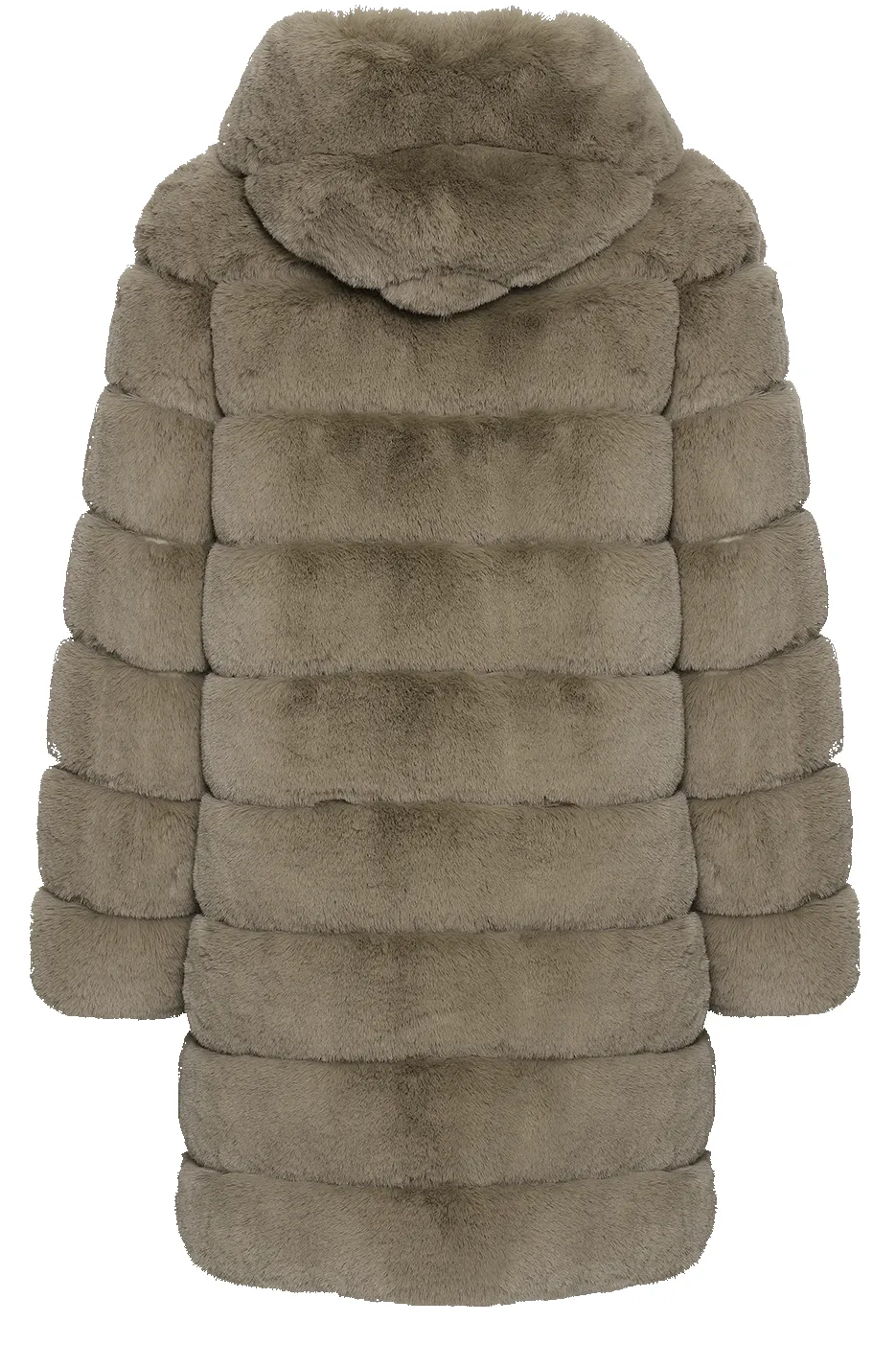 Blake Faux Fur Coat Long Medium Brown sold by Americandreams product image thumbnail 2