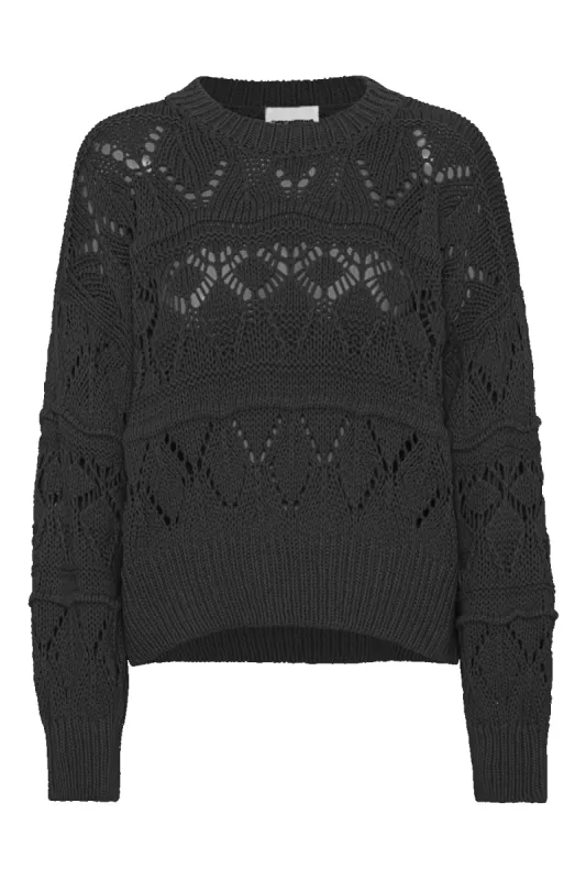 Cassie Cotton Pullover Black sold by Americandreams