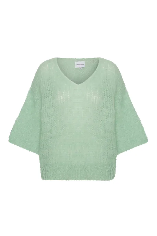 Miranda Shortsleeve Pullover Mint Green sold by Americandreams