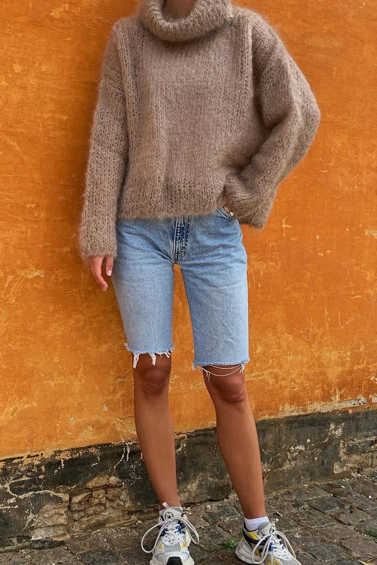 Livia LS Roll Neck Pullover Brown sold by Americandreams product image thumbnail 2