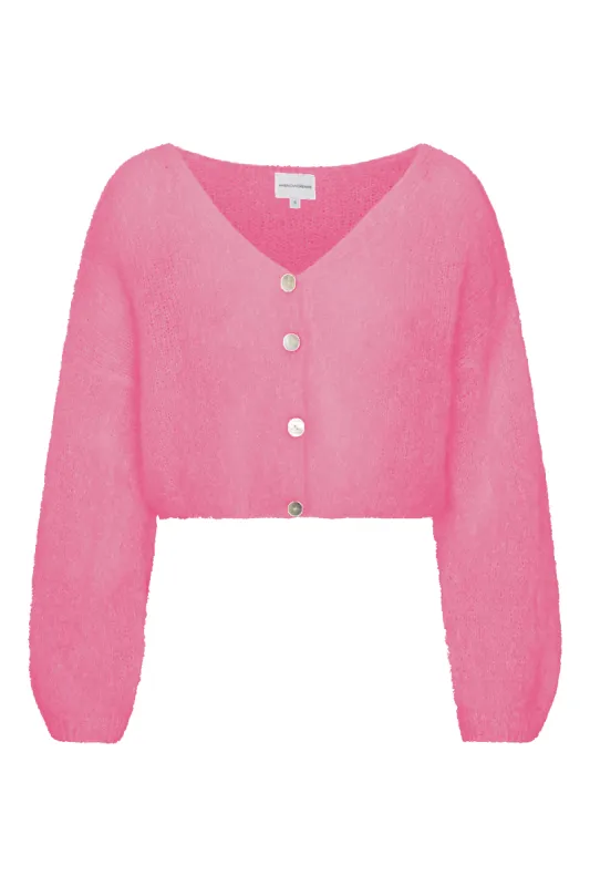 Cornelia Cropped Cardigan Pink sold by Americandreams