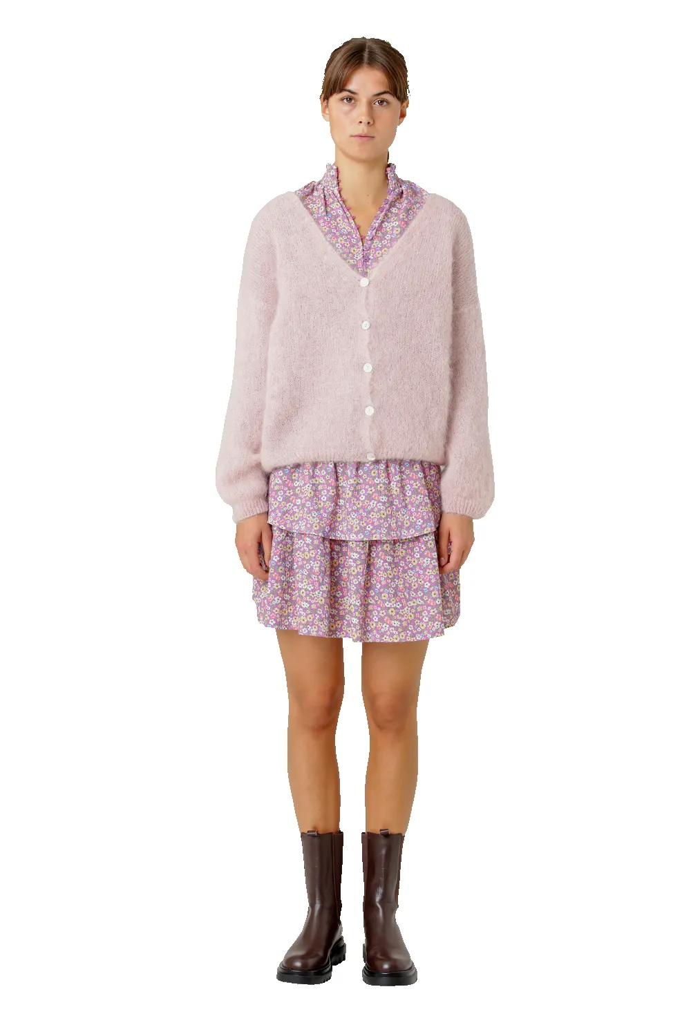 Cornelia LS Cardigan Light Pink sold by Americandreams product image thumbnail 2