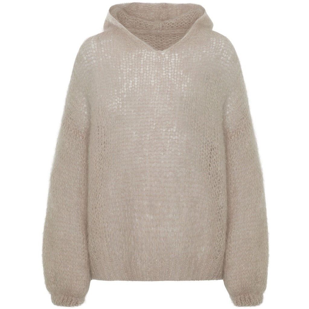 Antonella Mohair Hoodie - Beige sold by American Dream