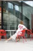 T-shirt White Love Me or Leave Me Back Red Letters sold by Americandreams