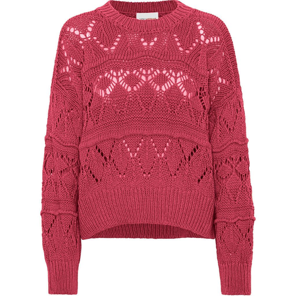 Cassie Cotton Pullover - Cerise Red sold by American Dream